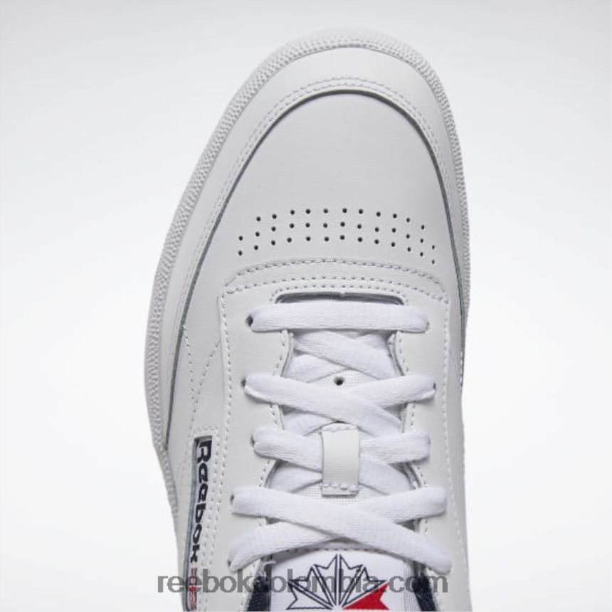 hombres naval Blanca zapatillas club c 85 hombre Reebok D260LP1033