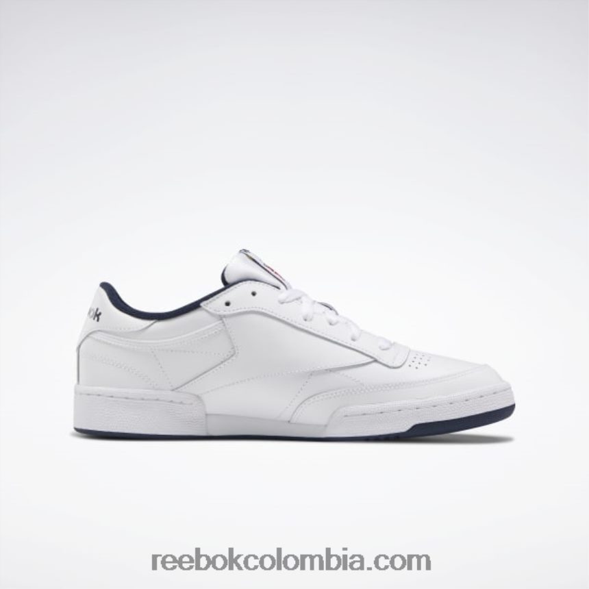 hombres naval Blanca zapatillas club c 85 hombre Reebok D260LP1033