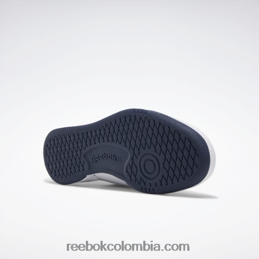 hombres naval Blanca zapatillas club c 85 hombre Reebok D260LP1033