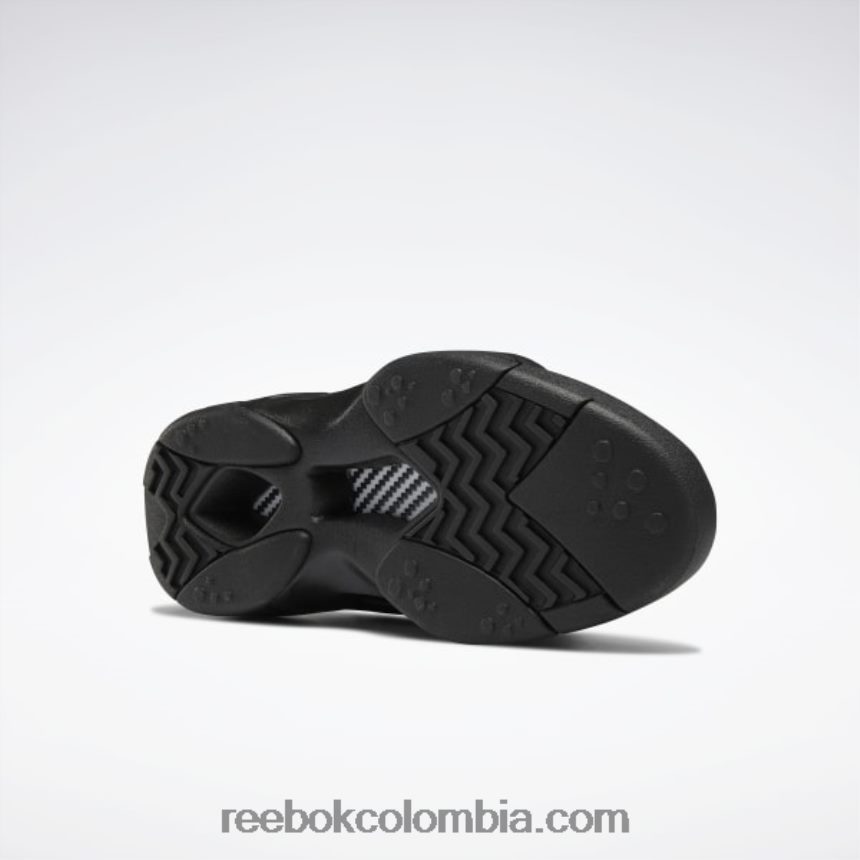 hombres negro básico/púrpura intenso/dorado universitario zapatillas de baloncesto shaq attaq Reebok D260LP1034