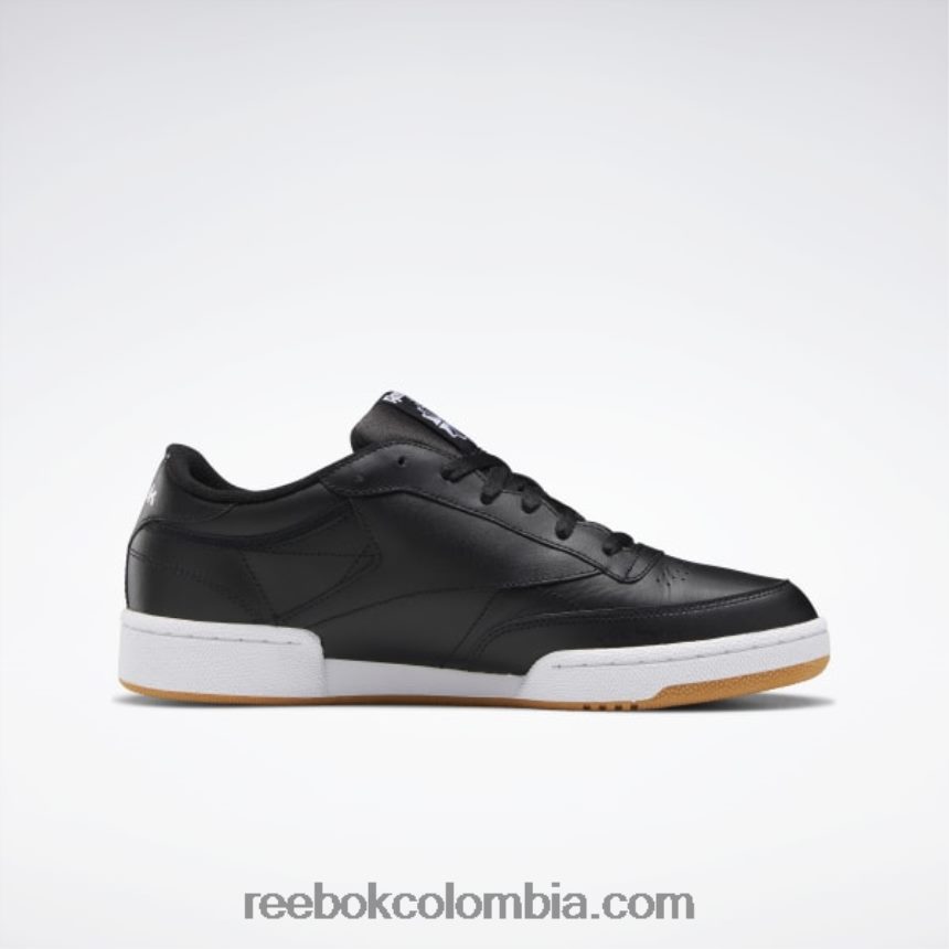 hombres negro/blanco/chicle zapatillas club c 85 hombre Reebok D260LP1152