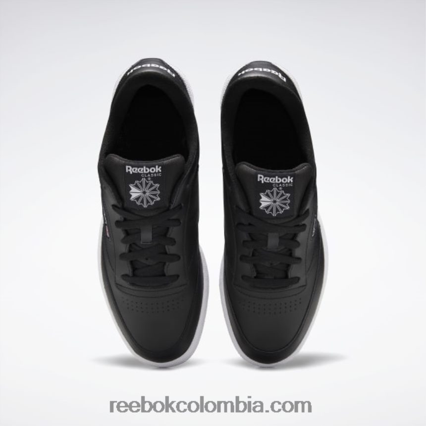 hombres negro/blanco/chicle zapatillas club c 85 hombre Reebok D260LP1152