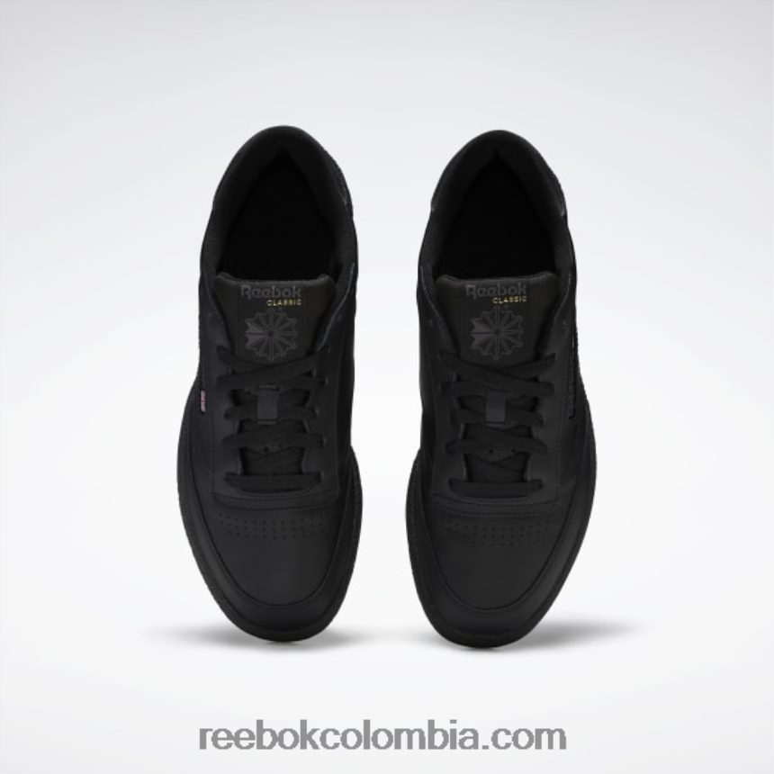 hombres negro/carbón zapatillas club c 85 hombre Reebok D260LP1048