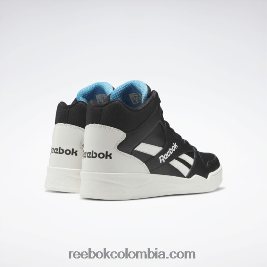hombres negro central/tiza/agua radiante royal bb 4500 hi 2 zapatillas de baloncesto para hombre Reebok D260LP1102