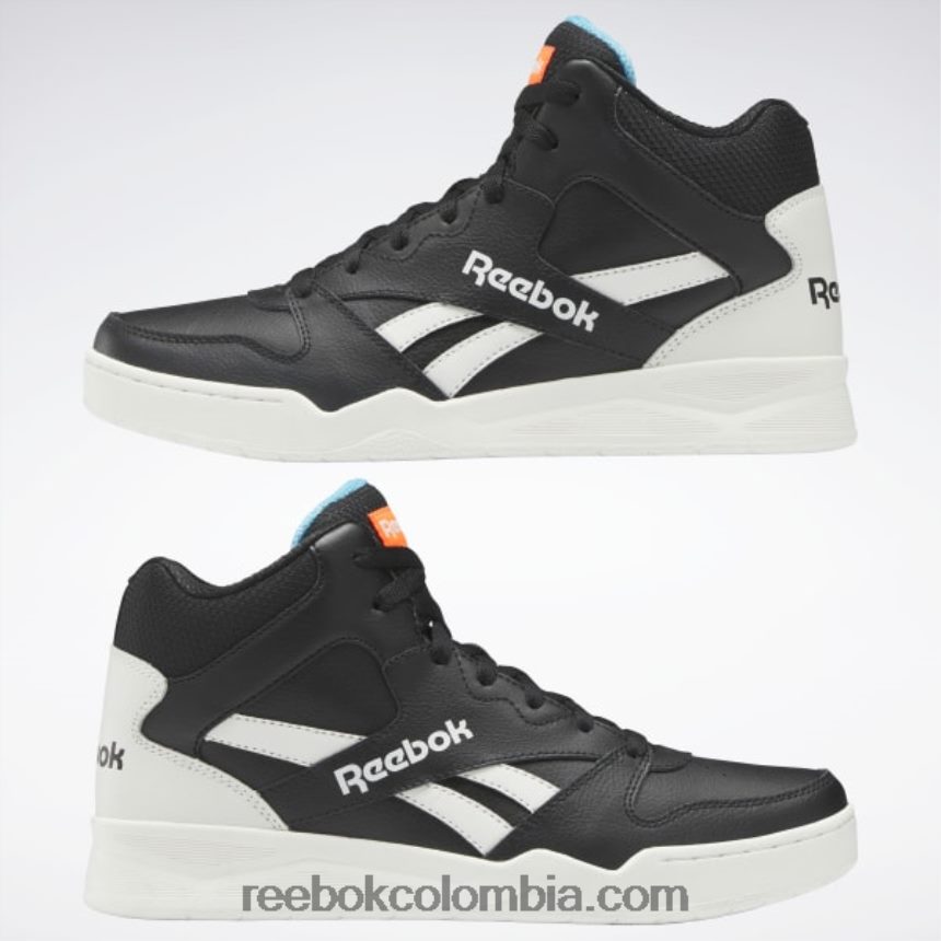 hombres negro central/tiza/agua radiante royal bb 4500 hi 2 zapatillas de baloncesto para hombre Reebok D260LP1102