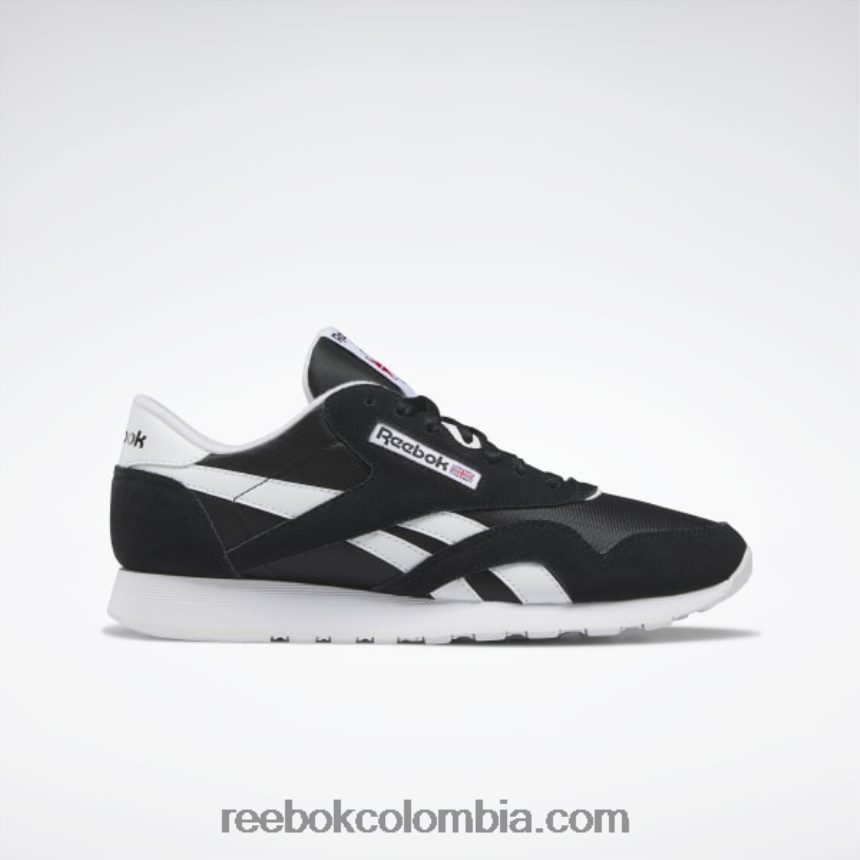 hombres negro núcleo/blanco ftwr zapatos clásicos de nailon para hombre Reebok D260LP1035