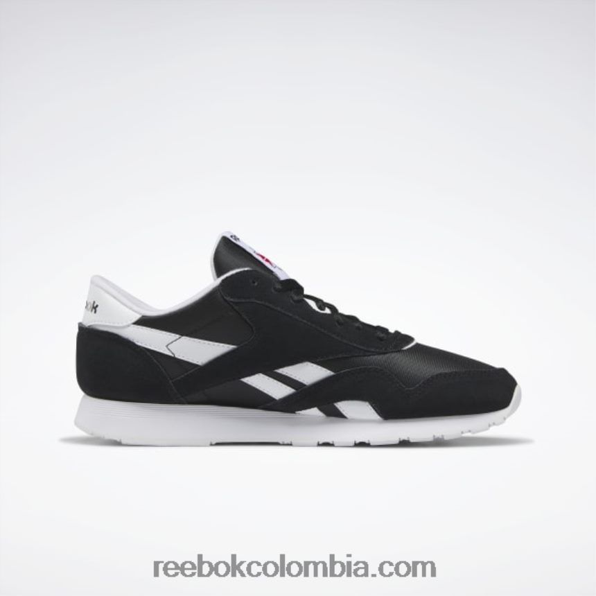 hombres negro núcleo/blanco ftwr zapatos clásicos de nailon para hombre Reebok D260LP1035