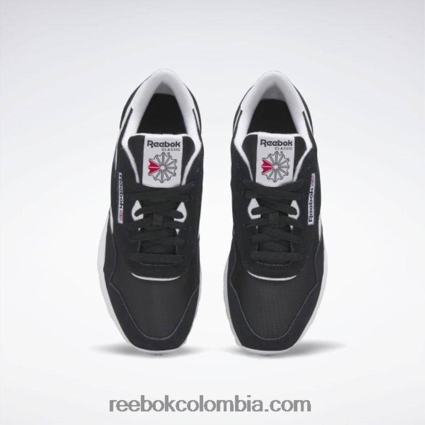 hombres negro núcleo/blanco ftwr zapatos clásicos de nailon para hombre Reebok D260LP1035