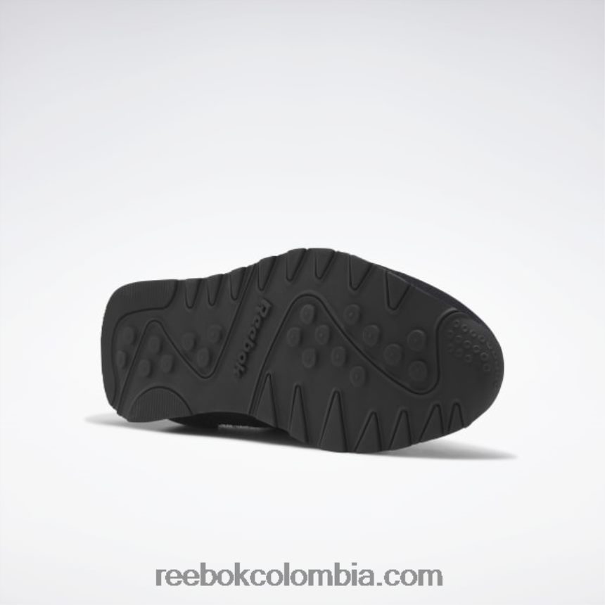 hombres negro núcleo/gris puro 7 zapatos clásicos de nailon para hombre Reebok D260LP1078