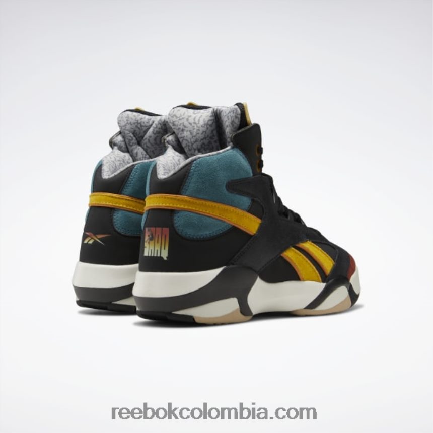 hombres negro núcleo/marta cibelina oscuro/azul de lujo zapatillas de baloncesto street fighter shaq attaq Reebok D260LP1024