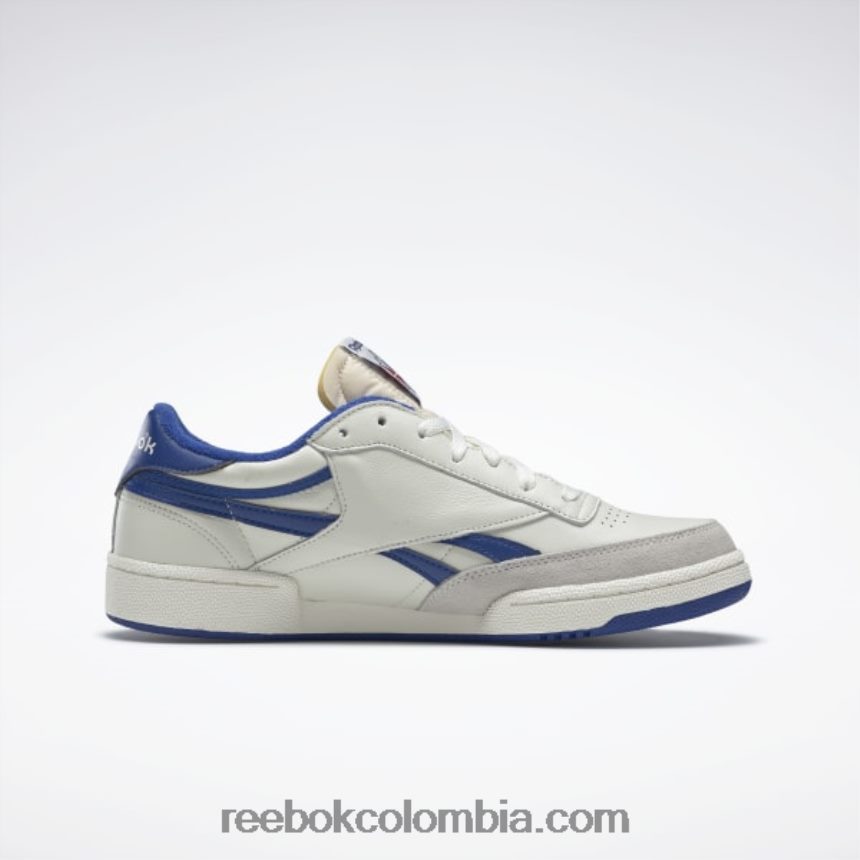 hombres tiza/colegial real/rojo excelente club c venganza de los zapatos de los hombres de la vendimia Reebok D260LP1029