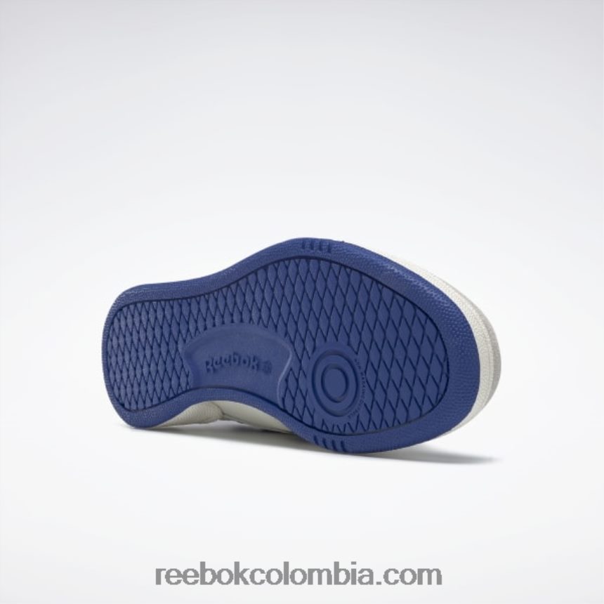 hombres tiza/colegial real/rojo excelente club c venganza de los zapatos de los hombres de la vendimia Reebok D260LP1029