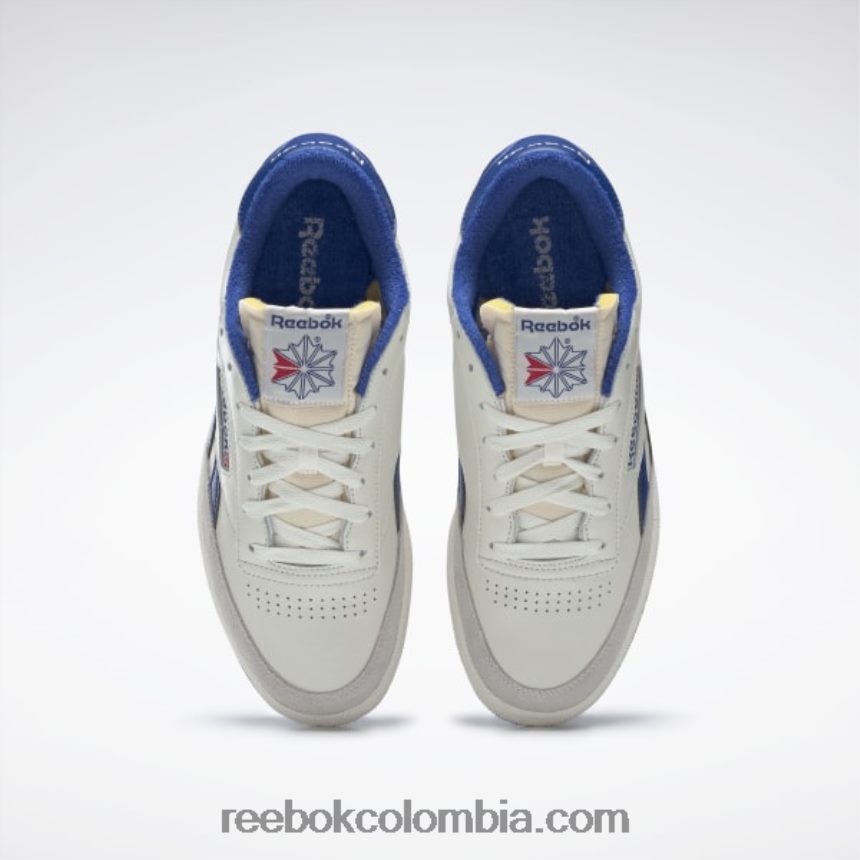 hombres tiza/colegial real/rojo excelente club c venganza de los zapatos de los hombres de la vendimia Reebok D260LP1029