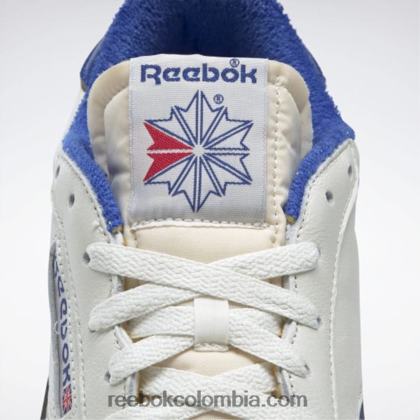 hombres tiza/colegial real/rojo excelente club c venganza de los zapatos de los hombres de la vendimia Reebok D260LP1029