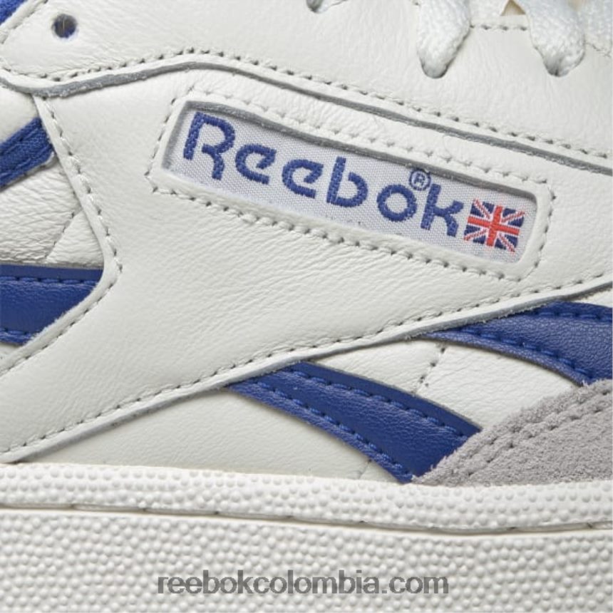 hombres tiza/colegial real/rojo excelente club c venganza de los zapatos de los hombres de la vendimia Reebok D260LP1029