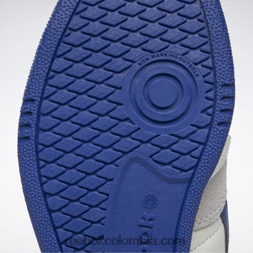 hombres tiza/colegial real/rojo excelente club c venganza de los zapatos de los hombres de la vendimia Reebok D260LP1029