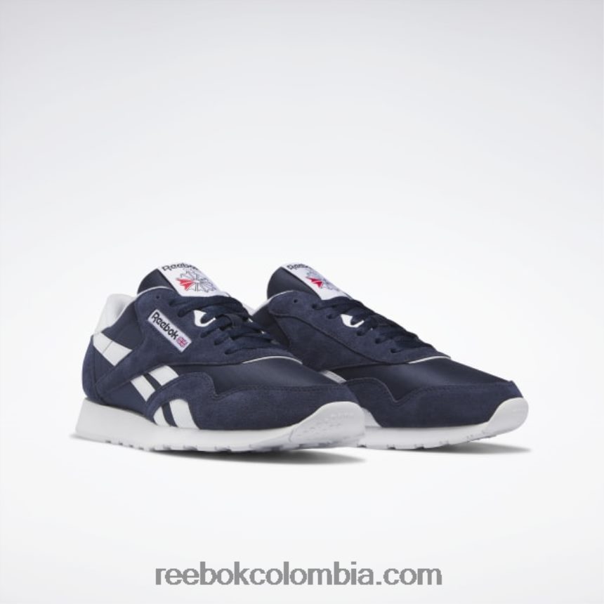 hombres vector azul marino/ftwr blanco zapatos clásicos de nailon para hombre Reebok D260LP1083