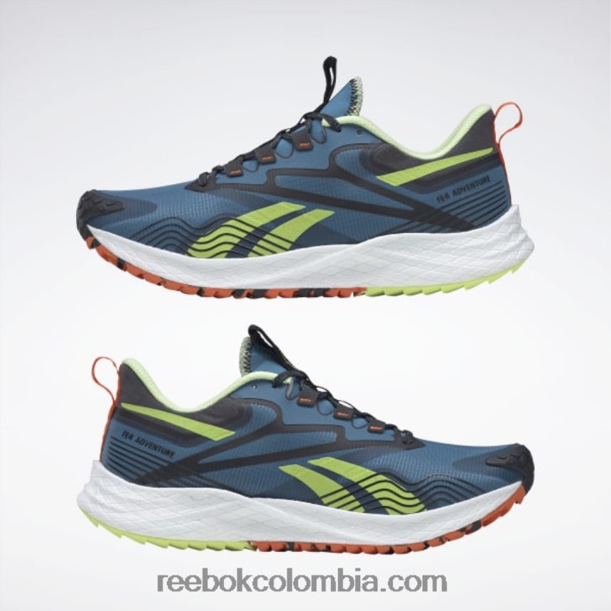 hombres azul acero s23-r/núcleo negro/resplandor de energía zapatillas de running para hombre floatride energy 4 adventure Reebok D260LP1151