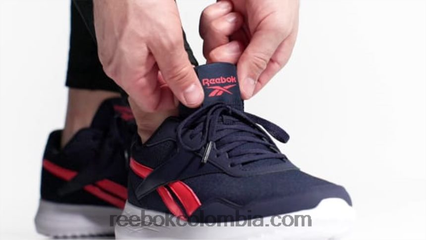 hombres azul marino vectorial/llamarada seminaranja/ftwr blanco zapatillas de running para hombre energen lite Reebok D260LP1084