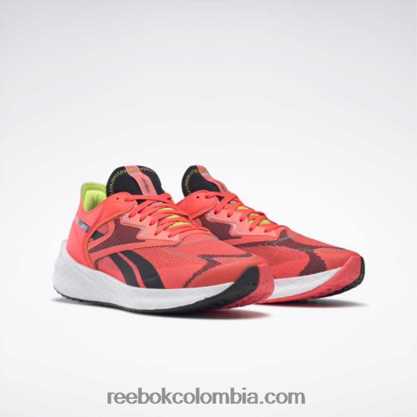 hombres bengala naranja/núcleo negro/amarillo ácido zapatillas de running para hombre floatride energy symmetros 2 Reebok D260LP1130