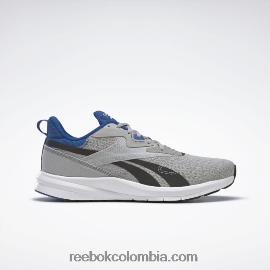 hombres gris puro 3/gris puro 8/azul vectorial zapatillas runner 4 4e hombre Reebok D260LP1198