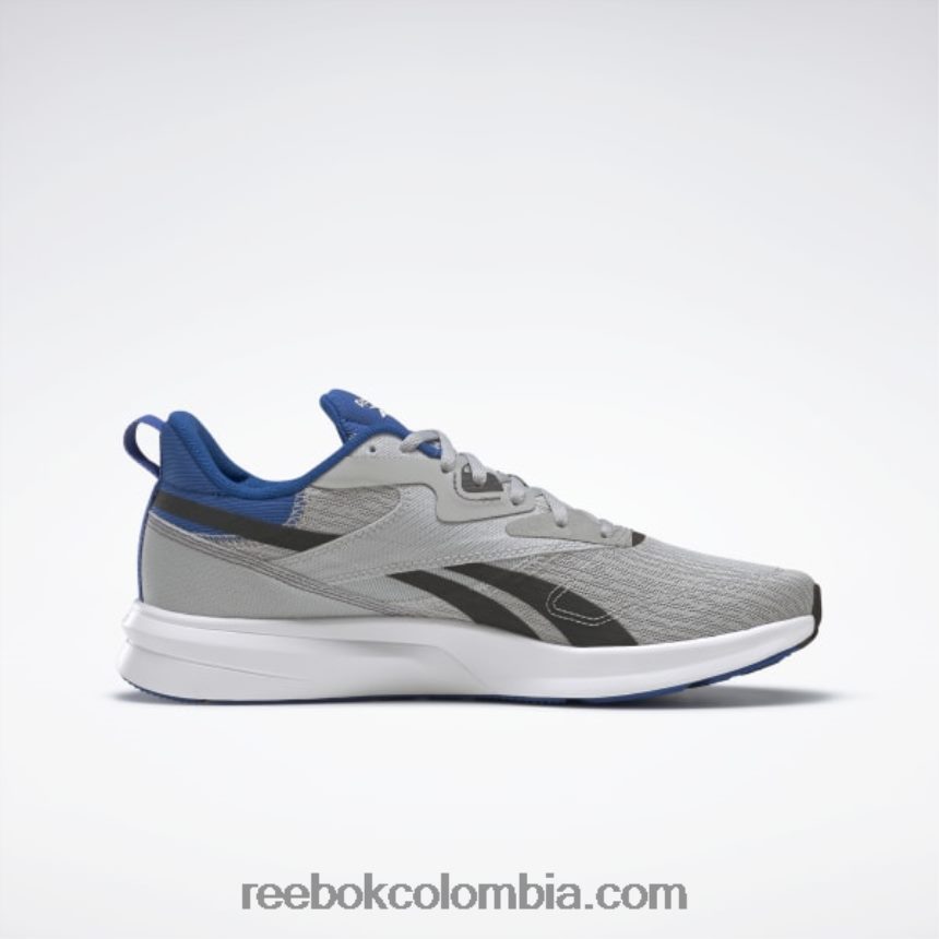 hombres gris puro 3/gris puro 8/azul vectorial zapatillas runner 4 4e hombre Reebok D260LP1198
