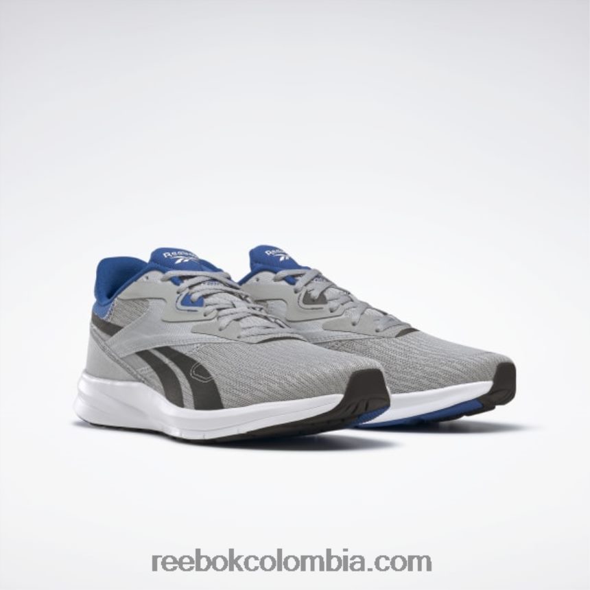 hombres gris puro 3/gris puro 8/azul vectorial zapatillas runner 4 4e hombre Reebok D260LP1198