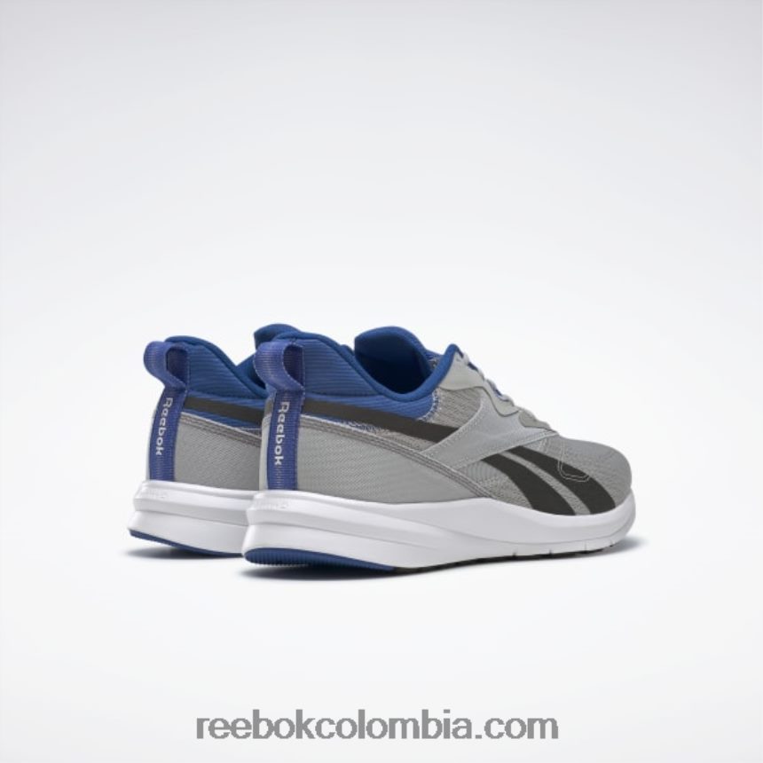 hombres gris puro 3/gris puro 8/azul vectorial zapatillas runner 4 4e hombre Reebok D260LP1198