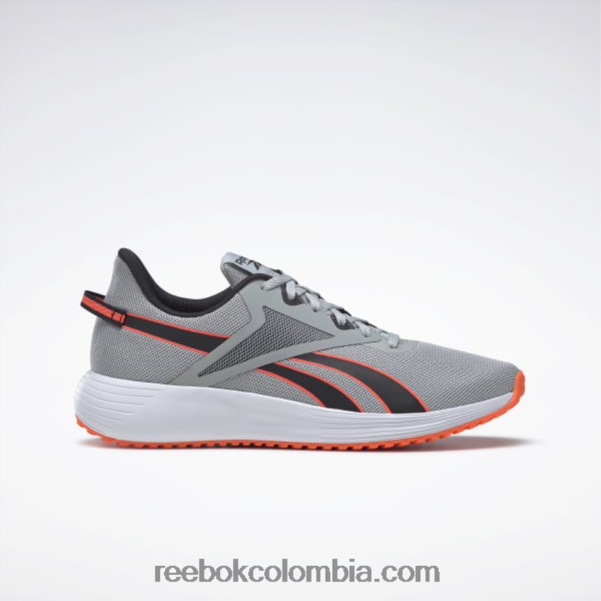 hombres gris puro 3/núcleo negro/llamarada naranja zapatillas lite plus 3 hombre Reebok D260LP1340