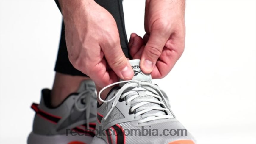 hombres gris puro 3/núcleo negro/llamarada naranja zapatillas lite plus 3 hombre Reebok D260LP1340