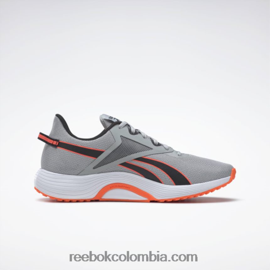 hombres gris puro 3/núcleo negro/llamarada naranja zapatillas lite plus 3 hombre Reebok D260LP1340