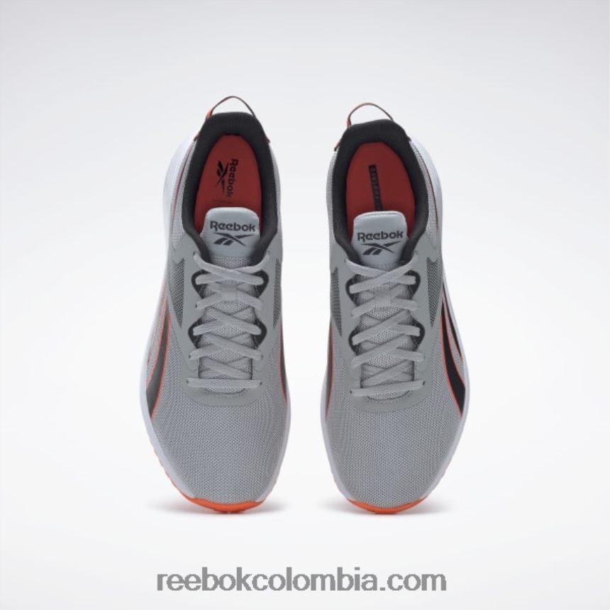 hombres gris puro 3/núcleo negro/llamarada naranja zapatillas lite plus 3 hombre Reebok D260LP1340