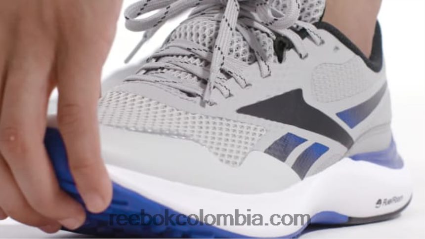 hombres gris puro 3/núcleo negro/vector azul zapatillas de running para hombre sin fin road 3 Reebok D260LP1172