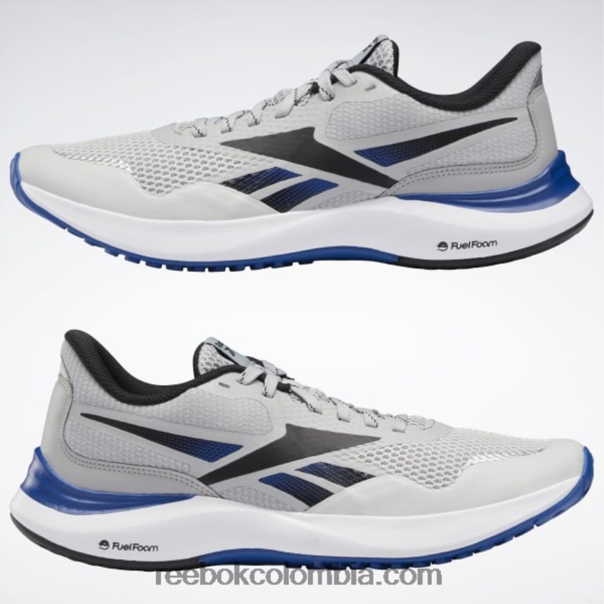hombres gris puro 3/núcleo negro/vector azul zapatillas de running para hombre sin fin road 3 Reebok D260LP1172