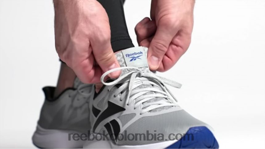 hombres gris puro 3/núcleo negro/vector azul zapatillas runner 5 hombre Reebok D260LP1055