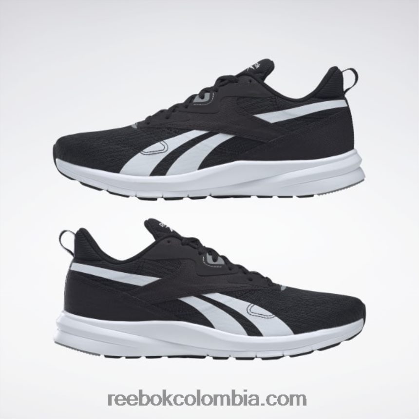 hombres negro núcleo/gris puro 5/blanco ftwr zapatillas runner 4 4e hombre Reebok D260LP1123
