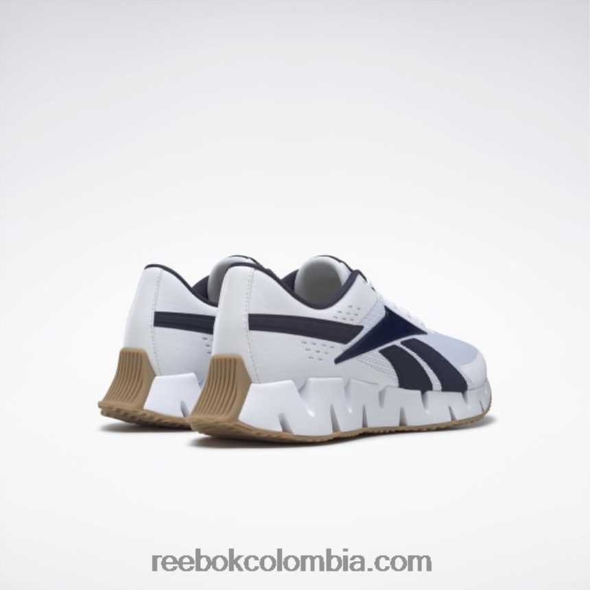 hombres ftwr blanco/vector azul marino/reebok rubber gum-04 zapatillas zig dynamica 2 hombre Reebok D260LP1038