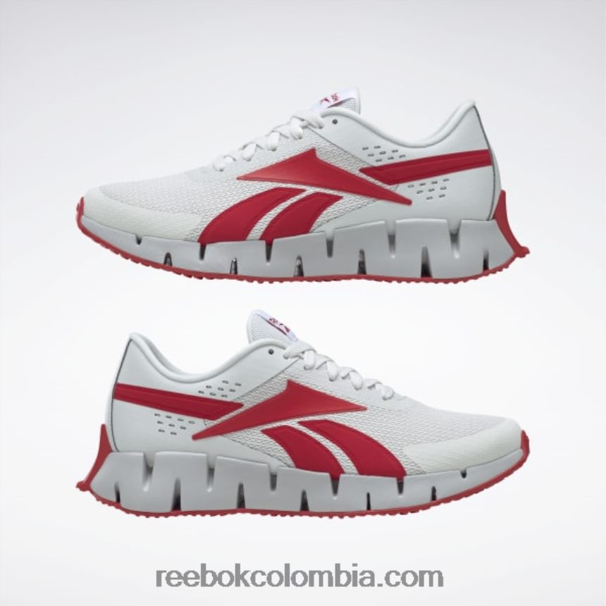 hombres gris puro 1/rojo vectorial/gris puro 2 zapatillas zig dynamica 2 hombre Reebok D260LP1076