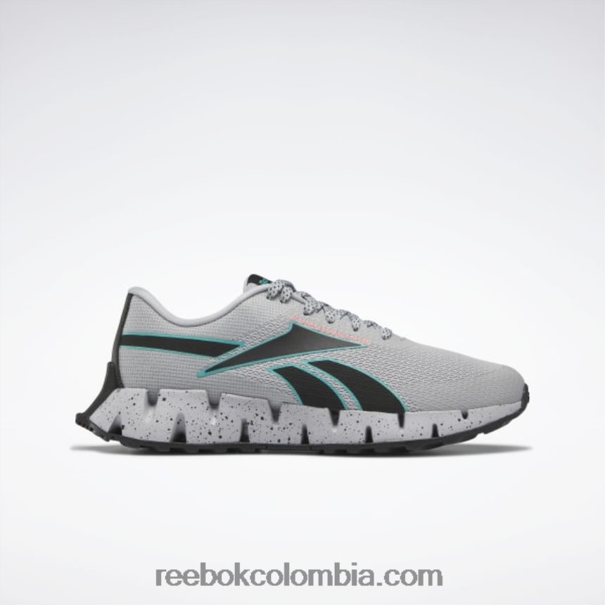 hombres gris puro 3/verde azulado clásico/llamarada naranja zapatillas zig dynamica 2 adventure hombre Reebok D260LP1158