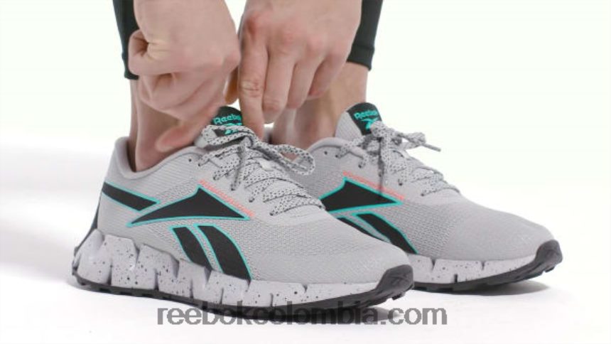 hombres gris puro 3/verde azulado clásico/llamarada naranja zapatillas zig dynamica 2 adventure hombre Reebok D260LP1158