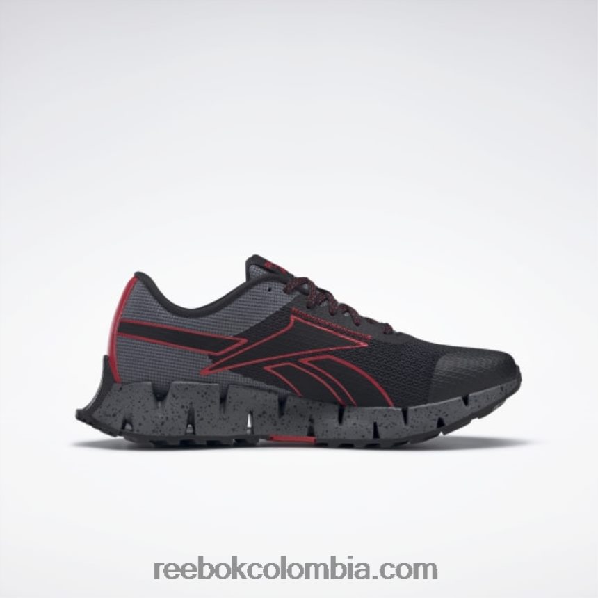 hombres negro núcleo/rojo vector/gris frío 6 zapatillas zig dynamica 2 adventure hombre Reebok D260LP1058