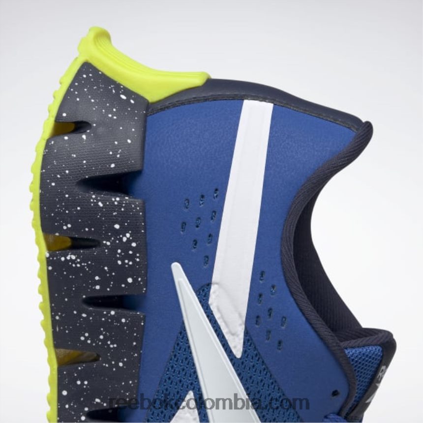 hombres vector azul/vector azul marino/amarillo ácido zapatillas zig dynamica 2 hombre Reebok D260LP1333