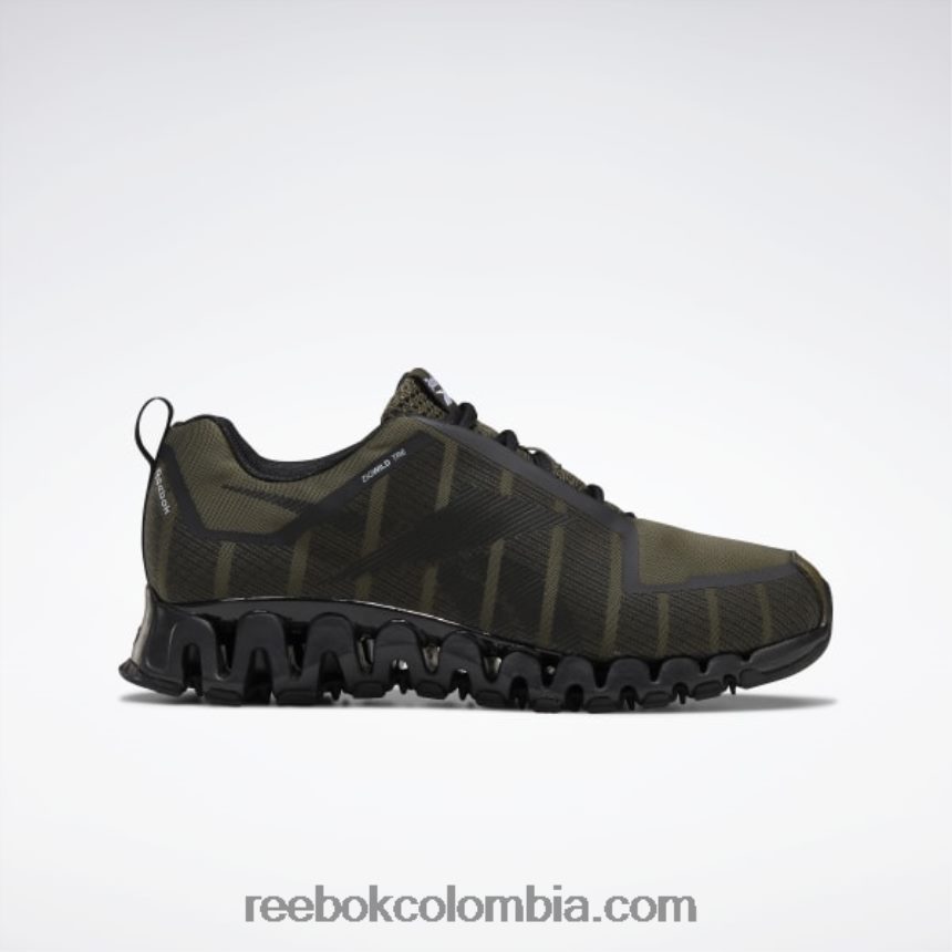 hombres verde militar/núcleo negro/ftwr blanco zapatillas zigwild trail 6 hombre Reebok D260LP1050