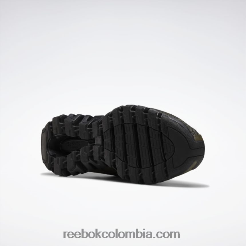 hombres verde militar/núcleo negro/ftwr blanco zapatillas zigwild trail 6 hombre Reebok D260LP1050