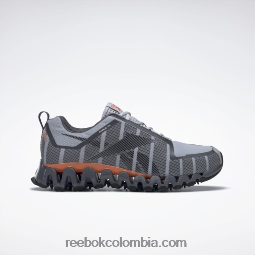hombres gris puro 3/gris puro 7/naranja aplastante s23-r zapatillas zigwild trail 6 hombre Reebok D260LP1059
