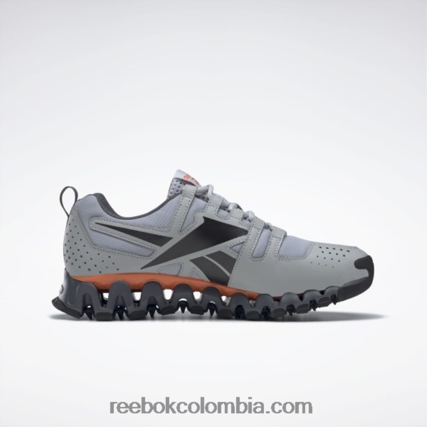 hombres gris puro 3/gris puro 7/naranja aplastante s23-r zapatillas zigwild trail 6 hombre Reebok D260LP1059