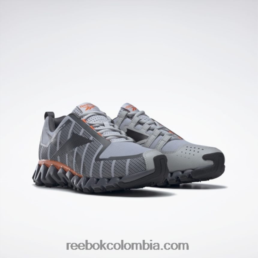 hombres gris puro 3/gris puro 7/naranja aplastante s23-r zapatillas zigwild trail 6 hombre Reebok D260LP1059