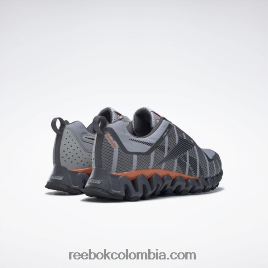 hombres gris puro 3/gris puro 7/naranja aplastante s23-r zapatillas zigwild trail 6 hombre Reebok D260LP1059