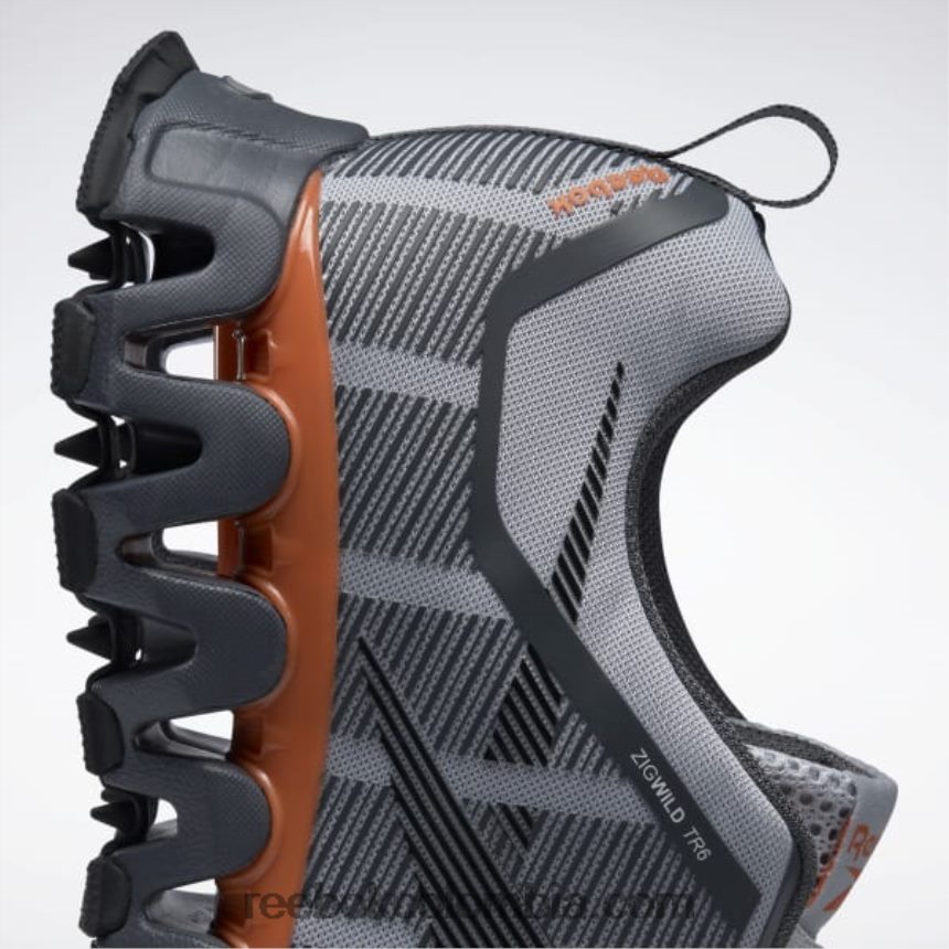 hombres gris puro 3/gris puro 7/naranja aplastante s23-r zapatillas zigwild trail 6 hombre Reebok D260LP1059