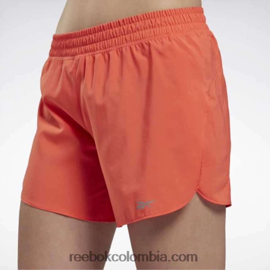 mujer bengala semi naranja Pantalones cortos para correr Reebok D260LP554